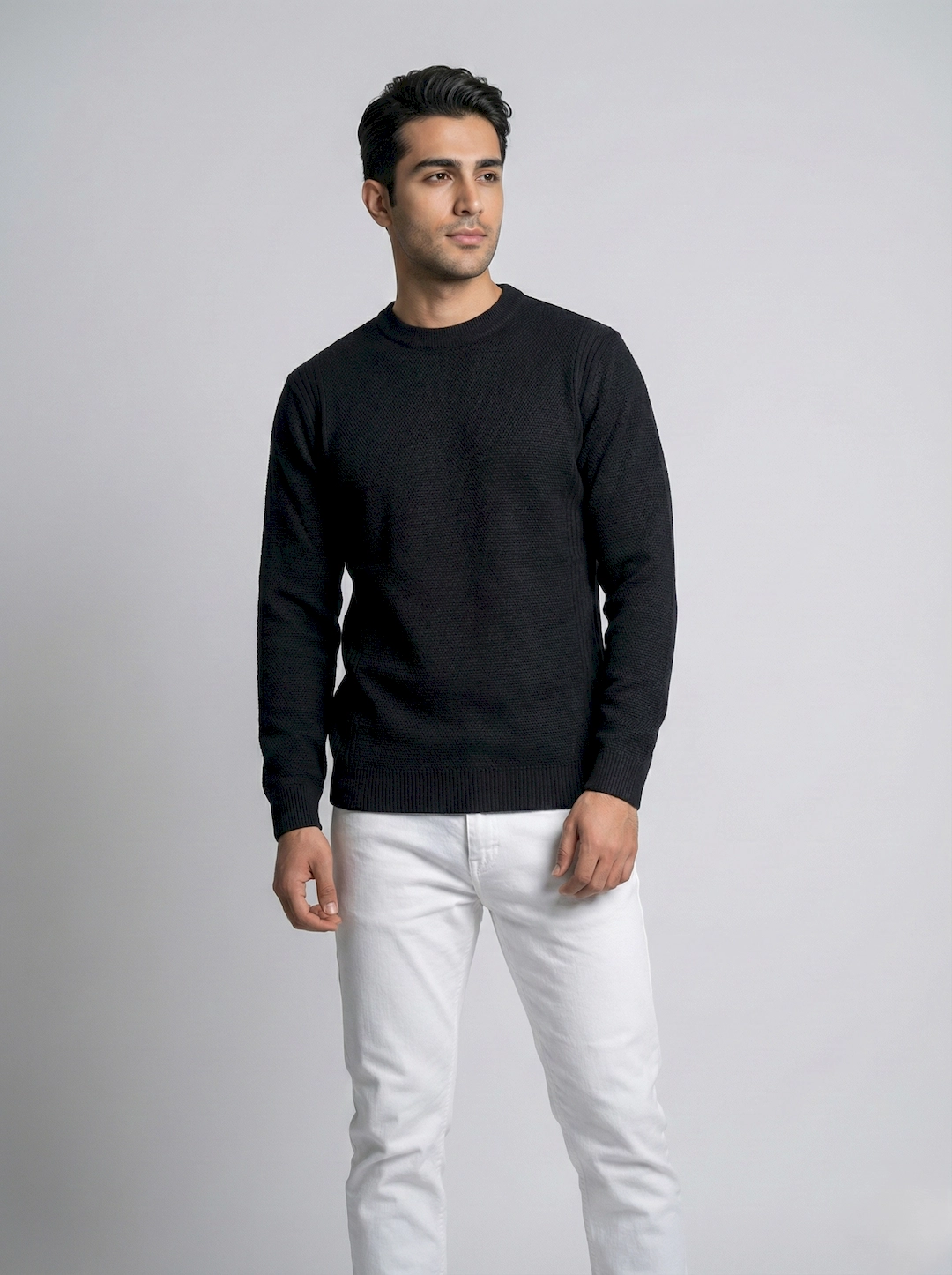 پلیور یقه گرد مردانه 3269